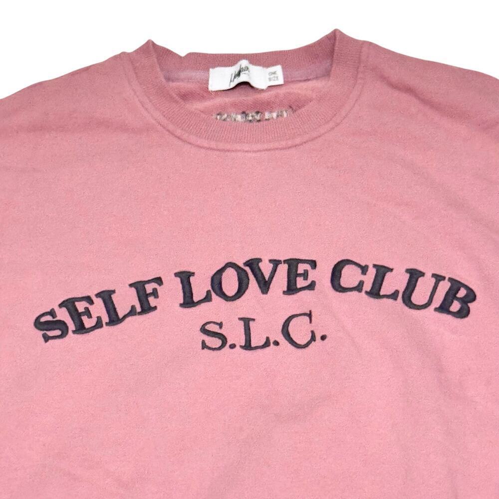 New Mayfield the Label Self Love Club Sweatshirt One Size‎ and Sweatpants Size S - Picture 4 of 16